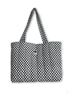 Tote acolchonada Checkers